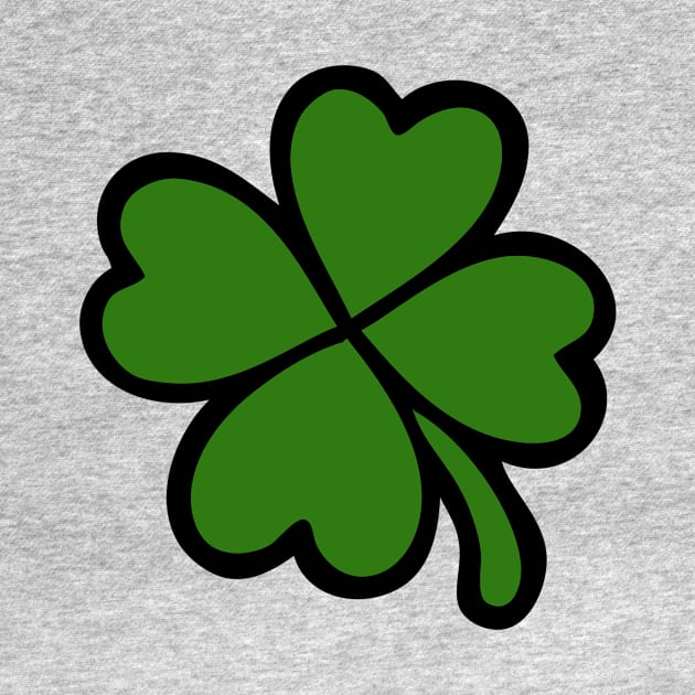 Lucky Four Leaf Clover by evannave